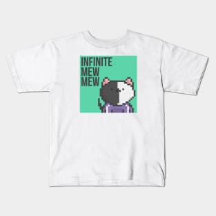 Pixel Cat 028 Kids T-Shirt